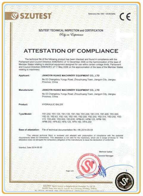 Máy đóng kiện kim loại phế liệu tự động thủy lực Y81F-315 3