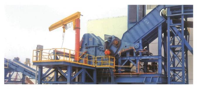 Máy hủy tài liệu thép CE để tái chế kim loại 1