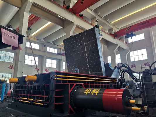 Mua 380V 500 Tons Power Metal Scrap Baler Machine Sản xuất cao online manufacture