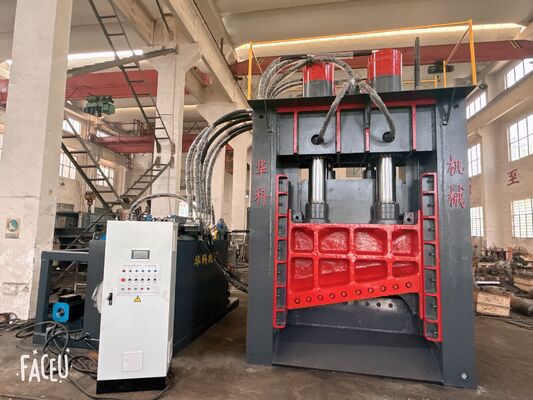 mua Máy cắt kim loại phế liệu thủy lực với hệ thống thủy lực 25 MPa, bộ làm mát dầu làm mát bằng nước và sức cắt 700 tấn online manufacture